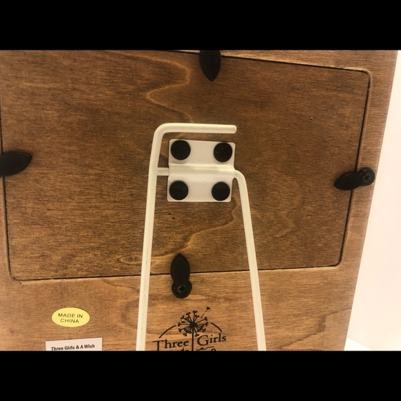 No longer by my side forever in my heart black  wood frame 6”x6” NWT - Picture 4 of 5